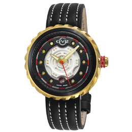 Gevril Motorcycle Black Dial Mens Watch 13203