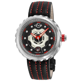 Gevril Motorcycle Black Dial Mens Watch 13200