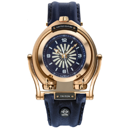 Gevril Triton Blue Dial Mens Watch 3406s