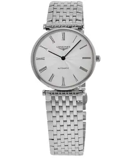 Longines La Grande Classique A4.908.4.71.6 Women's Watch, Silver Roman Dial Automatic