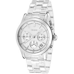 DKNY Ladies Watch NY8059, Stainless Steel Case Mother-of-Pearl Dial Silver Tone