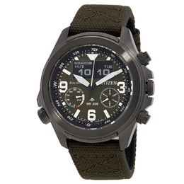 Citizen Promaster Land Analog-Digital Green Dial Mens Watch jv1005-02w