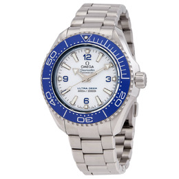 Omega Seamaster Planet Ocean Automatic Chronometer White Dial Mens Watch 215.30.46.21.04