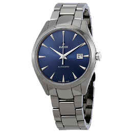 Rado HyperChrome Automatic Mens Watch with Blue Dial and Grey Plasma Ceramic Case Model R32254202