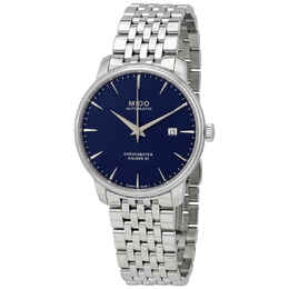 mido M0274081104100 Baroncelli Automatic Blue Dial Mens Watch