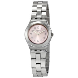 Swatch Passionement Rose Dial Ladies Steel Watch YSS310G