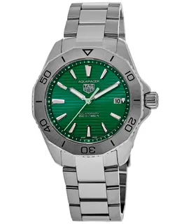 Tag Heuer Aquaracer Professional 200 Solargraph Quartz Green Dial Steel Men's Watch wbp1115.ba0000