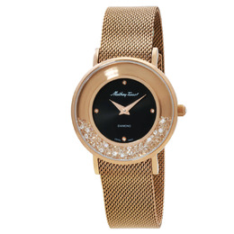 Mathey-Tissot Electra Quartz Diamond Black Dial Ladies Watch d983spn