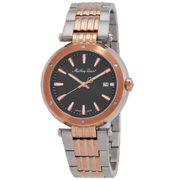 Mathey-Tissot Neptune Quartz Black Dial Mens Watch h912rn