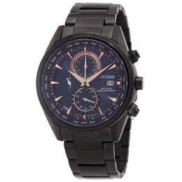 Citizen Radio-Controlled World Time Chronograph Blue Dial Men's Watch AT8265-57L