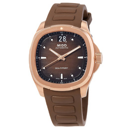 Mido Multifort TV Automatic Brown Dial Mens Watch