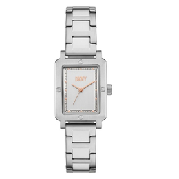 DKNY City Rivet Quartz Silver Dial Ladies Watch NY6662
