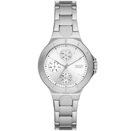 DKNY Chambers Quartz Ladies Watch - Silver Dial - Article Number ny6678
