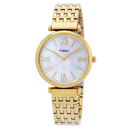 Timex Parisienne TW2T79100VQ Ladies Quartz Mother of Pearl Dial Watch