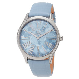 Omega De Ville Mini Tresor Quartz Blue Dial Ladies Watch 428.18.36.60.03.002