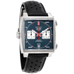 Tag Heuer Monaco Lefty Automatic Denim Blue Dial Mens Watch caw211p.fc6356