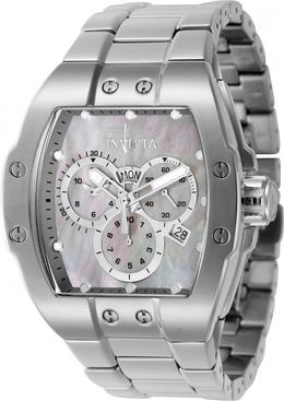 Invicta S1 Rally Chronograph Date Platinum Dial Mens Watch Model 45700