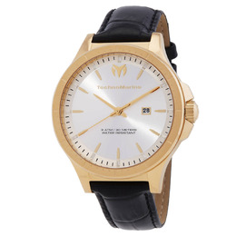 Technomarine tm-822013 MoonSun Date Silver Dial Mens Quartz Watch