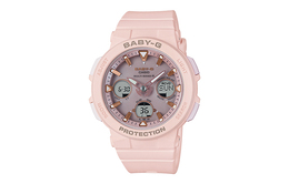 Женские часы Casio BABY-G, Розовый bga-2500-4apr | pink