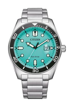 Мужские наручные часы AW1760-81W Citizen, бирюзовый 4974374337580 | türkis