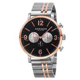 AK782 Повседневные часы в круглом корпусе Akribos XXIV, черный m848572049405 | black