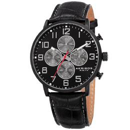 AK854 Повседневные часы в круглом корпусе Akribos XXIV, черный m848572071482 | black