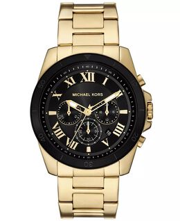 Мужские часы Alek Chronograph из нержавеющей стали золотистого цвета, 44 мм Michael Kors, золото 19083793 | gold-tone