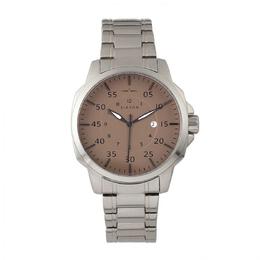 Часы Hughes с браслетом и датой Elevon, серебро m847864164963 | silver