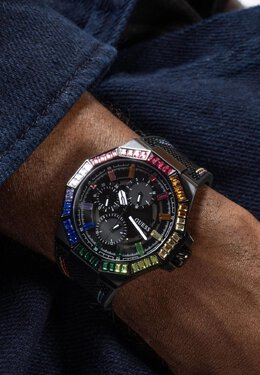 Хронограф ENERGY Guess, черный gu152m0fn-q11 | black