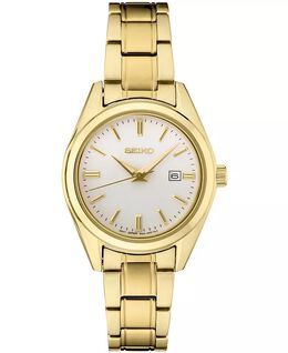 Женские часы Essentials с золотистым браслетом из нержавеющей стали, 29,8 мм Seiko, золото 10536644 | gold