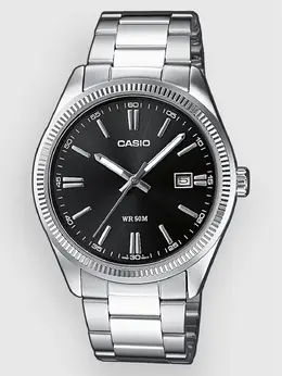 Часы МТП-1302ПД-1А1ВЭФ Casio, черный 740288 | black