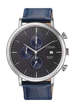 Мужской хронограф АН3610-04Н Citizen, синий 4974374268129 | blau