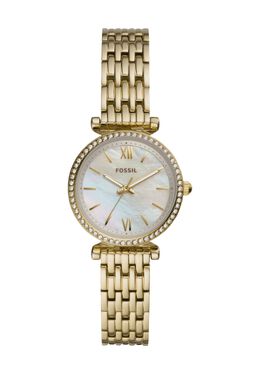 Женские часы Carlie Mini ES4735 Fossil, золото 4013496911619 | gold