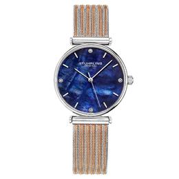Stuhrling Классические кварцевые часы Cambria 32 мм с сетчатым браслетом из нержавеющей стали STÜHRLING Original, синий m190638090044 | blue