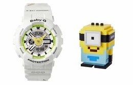 Женские часы Casio BABY-G, Белый ba-110mon21-7aprm-person | white