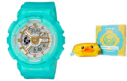 Женские часы Casio BABY-G, Синий ba-110sc-2aprbd | blue