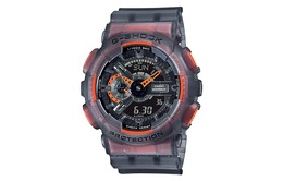 Мужские часы Casio, Черный/Яркий оранжевый ga-110ls-1apr专供 | black/vibrant orange