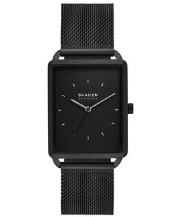 Мужские часы Hagen на три руки, черные, нержавеющая сталь, 36 мм Skagen, черный 18928193 | black