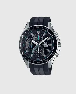 Casio Edifice EFV-550P-1AVUEF Мужские часы из черной смолы, черный 1010642720808 | negro