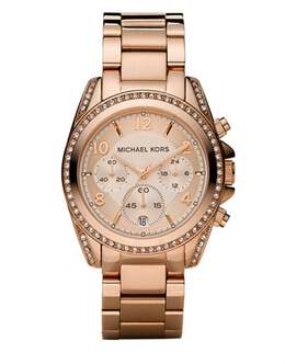 Женские часы с хронографом Blair mk5263 Michael Kors, розовый 3175562 | roségold