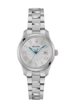 Женские часы Bulova, серебро 7613077590775 | silber