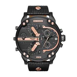 Мужские часы Daddy 2 0 с хронографом DZ7350 Diesel, черный 2227120 | schwarz und roségold