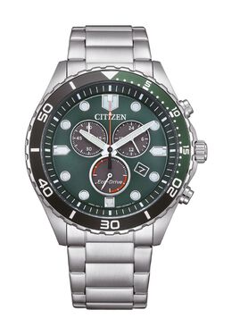 Мужские наручные часы AT2561-81X Citizen, зеленый 4974374339591 | grün