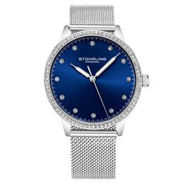 Stuhrling Модные кварцевые часы Dorset 38 мм с сетчатым браслетом STÜHRLING Original, синий m190638081844 | blue