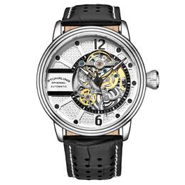 Stuhrling Автоматические часы Prospero Skeleton, 44 мм, с кожаным ремешком STÜHRLING Original, черный m190638099122 | black