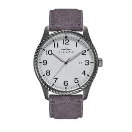 Часы Crosswind с кожаным ремешком и датой Elevon, серый m840148810570 | grey