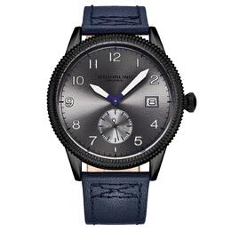 Stuhrling Кварцевые часы Wingman Aviator с ремешком из телячьей кожи STÜHRLING Original, серый m190638133475 | grey