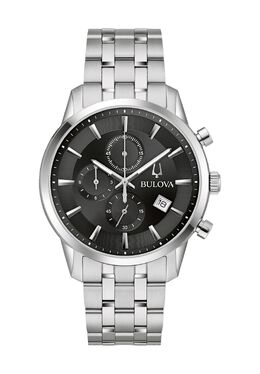 Мужские наручные часы 96B412 Bulova, черный 7613077594322 | schwarz