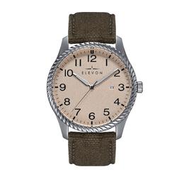 Часы Crosswind с кожаным ремешком и датой Elevon, желтый m840148810563 | tan