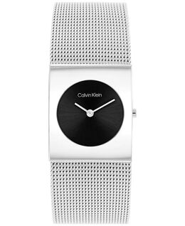Женские серебряные часы Pulse с сеткой из нержавеющей стали, 26,40 мм Calvin Klein, серебро 19274494 | silver